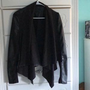 Blank faux leather jacket